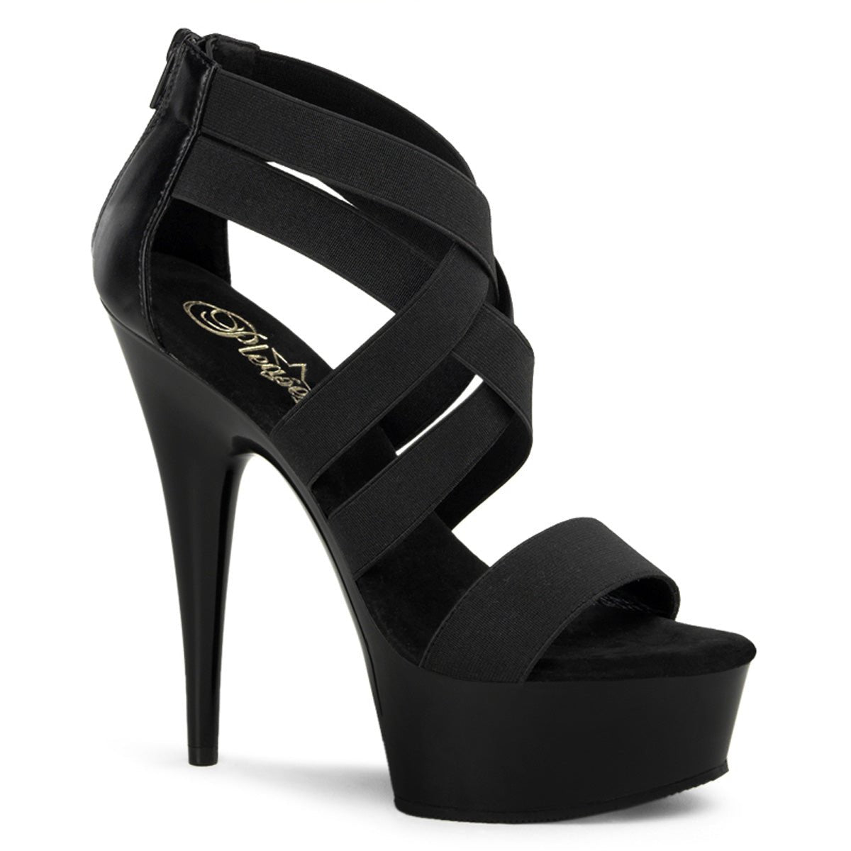 Clearance Pleaser Delight 669 Black Size 7UK/10USA