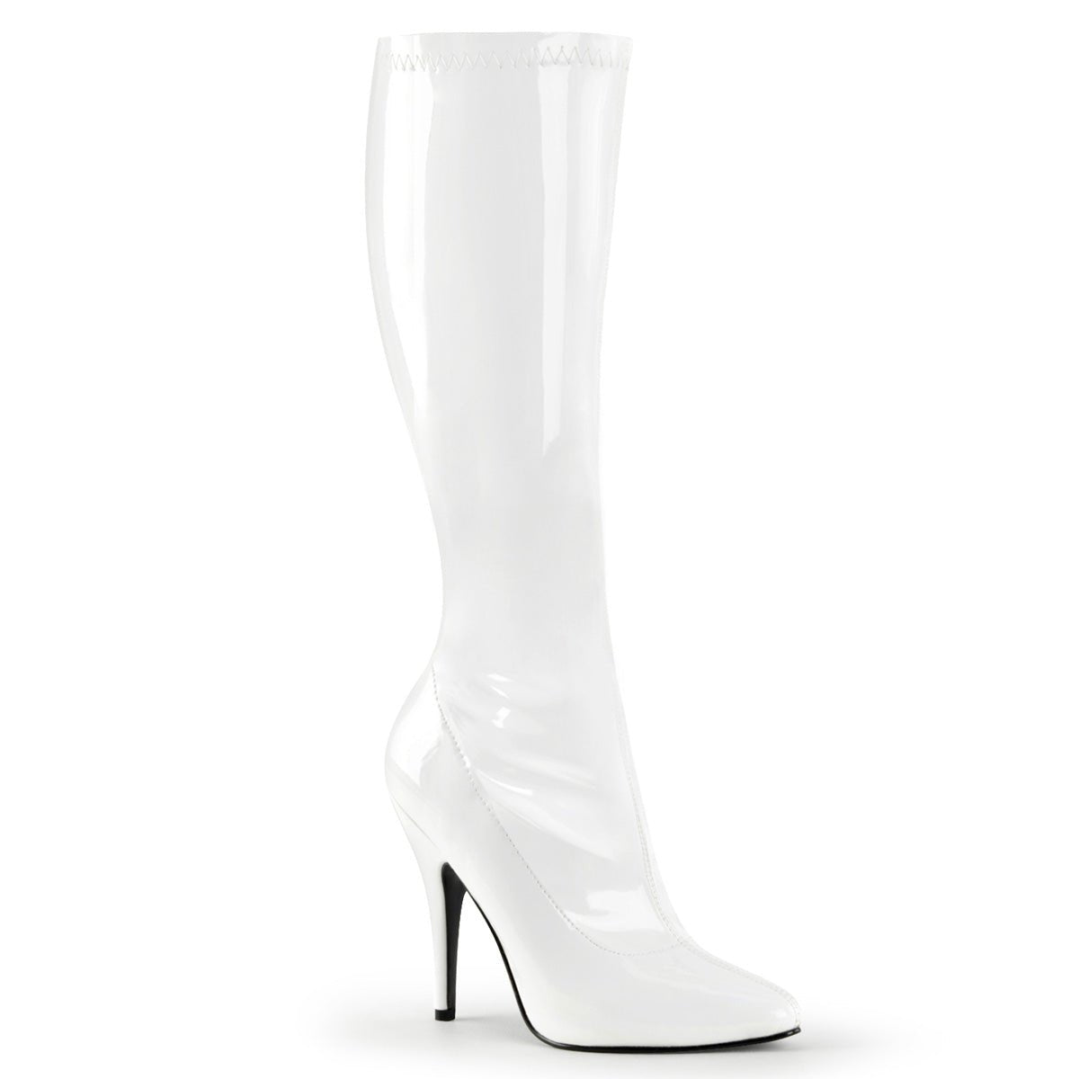 Clearance Pleaser Seduce 2000 White Patent Size 3UK/6USA