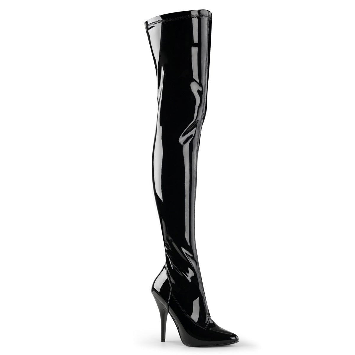 Clearance Pleaser Seduce 3000 Black Patent Size 6UK/9USA