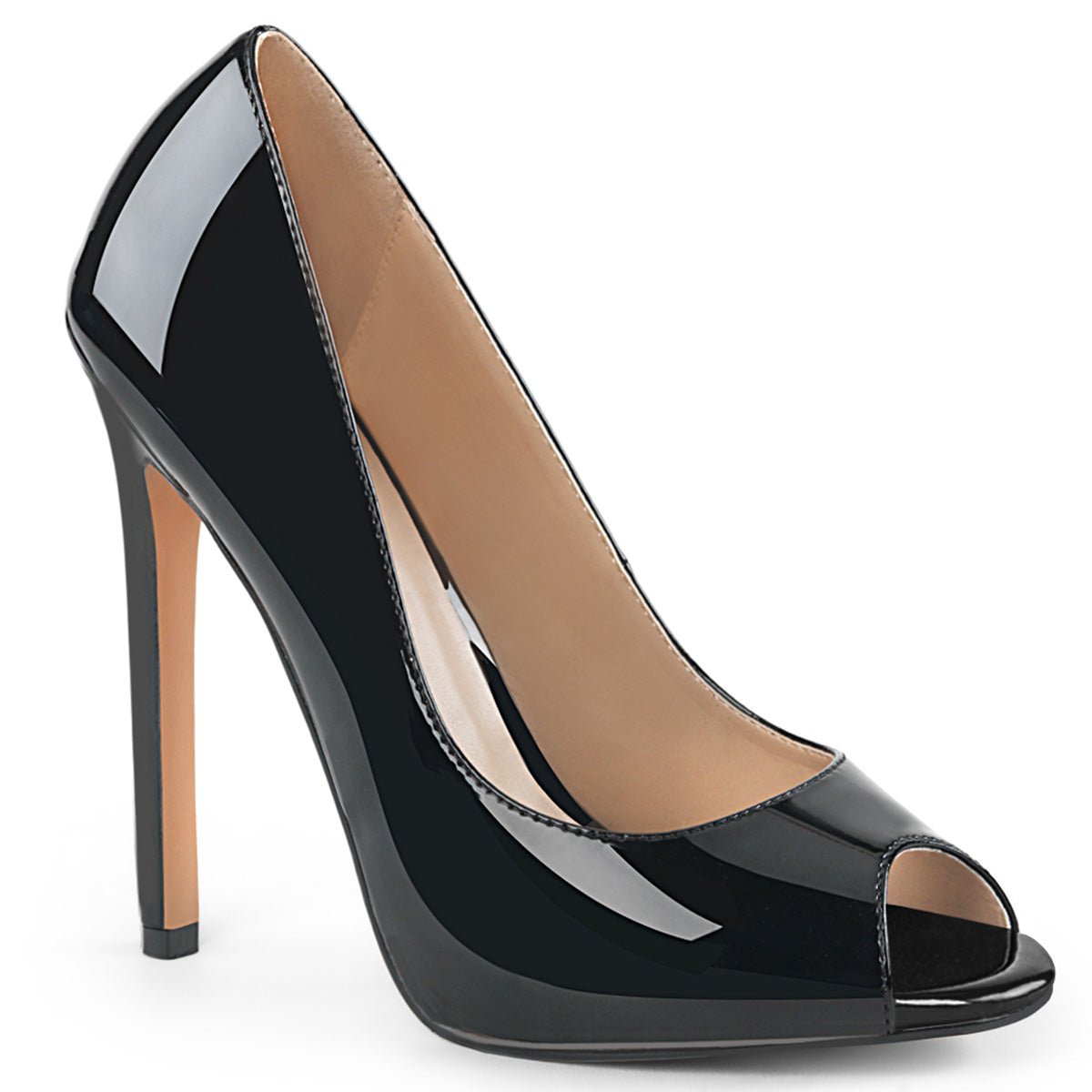 Clearance Pleaser Sexy 42 Black Patent Size 10UK/13USA