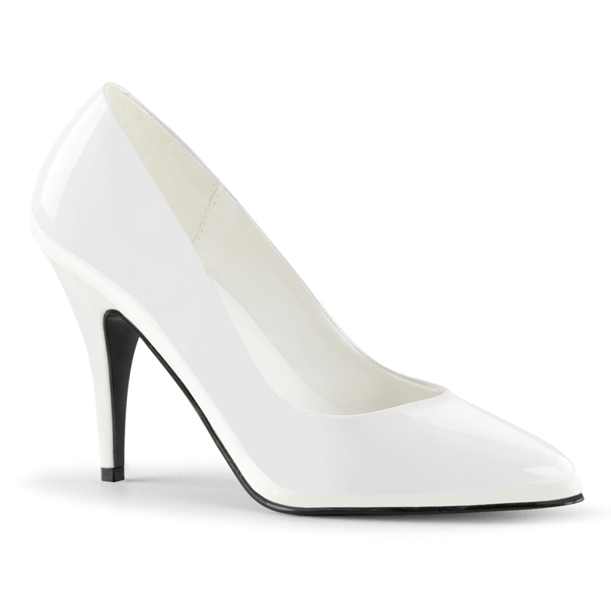 Clearance Pleaser Vanity 420 White Patent Size 6UK/9USA