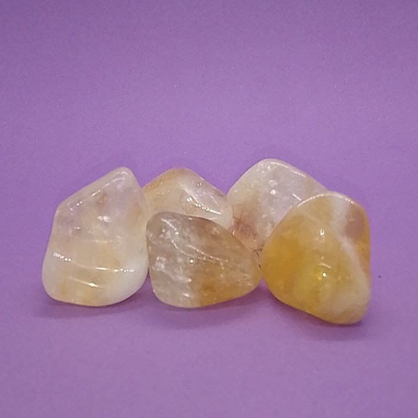 Citrine Polished Tumblestone Healing Crystal