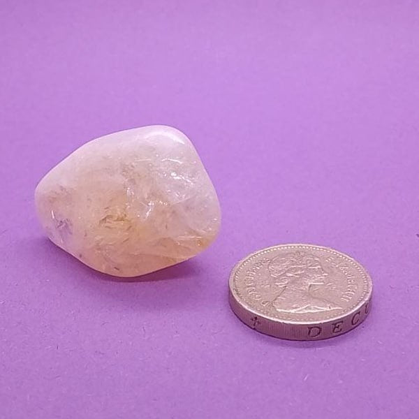 Citrine Polished Tumblestone Healing Crystal