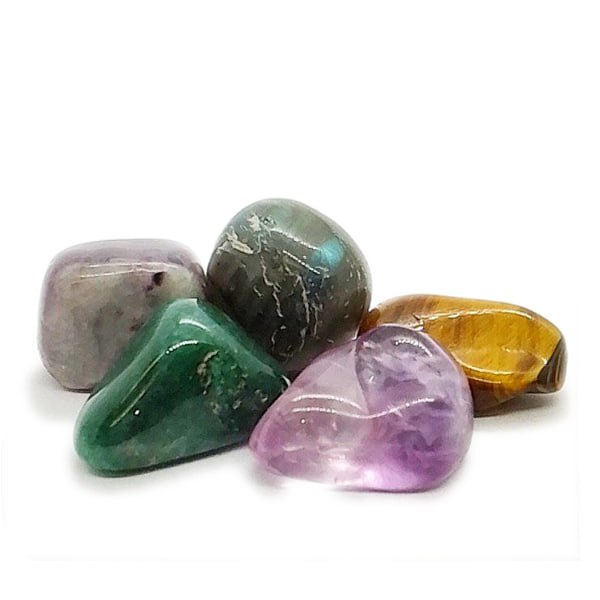 Concentration Healing Crystal Tumblestone Gift Set