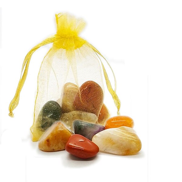 Energising Healing Crystal Tumblestone Gift Set