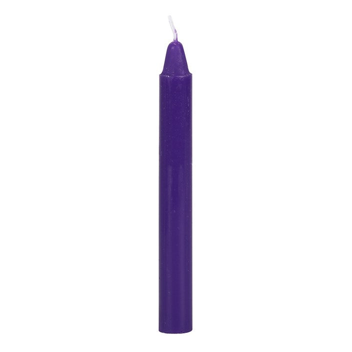 Pack of 12 Purple Prosperity Spell Candles - GothandAlternative