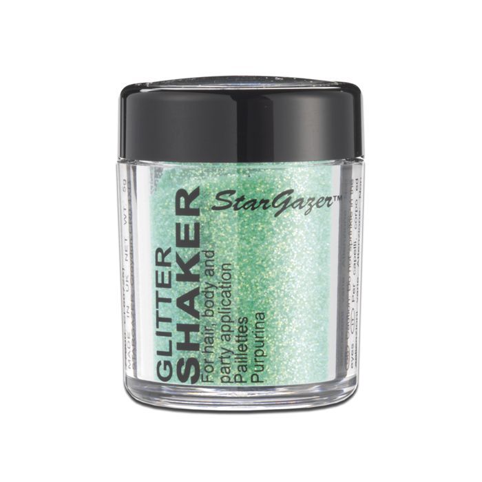 Stargazer Green Face, Eyes, Hair Glitter Shaker