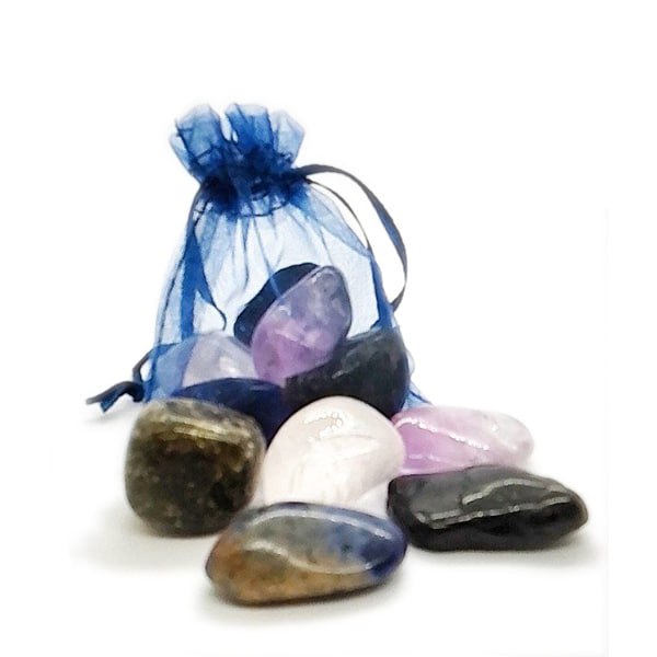 Stress Relief Healing Crystal Tumblestone Gift Set