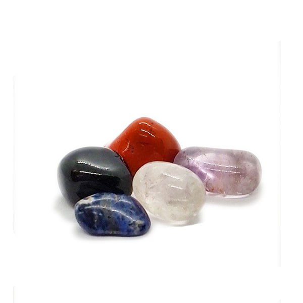 Zodiac Water Element Crystal Tumblestone Gift Set
