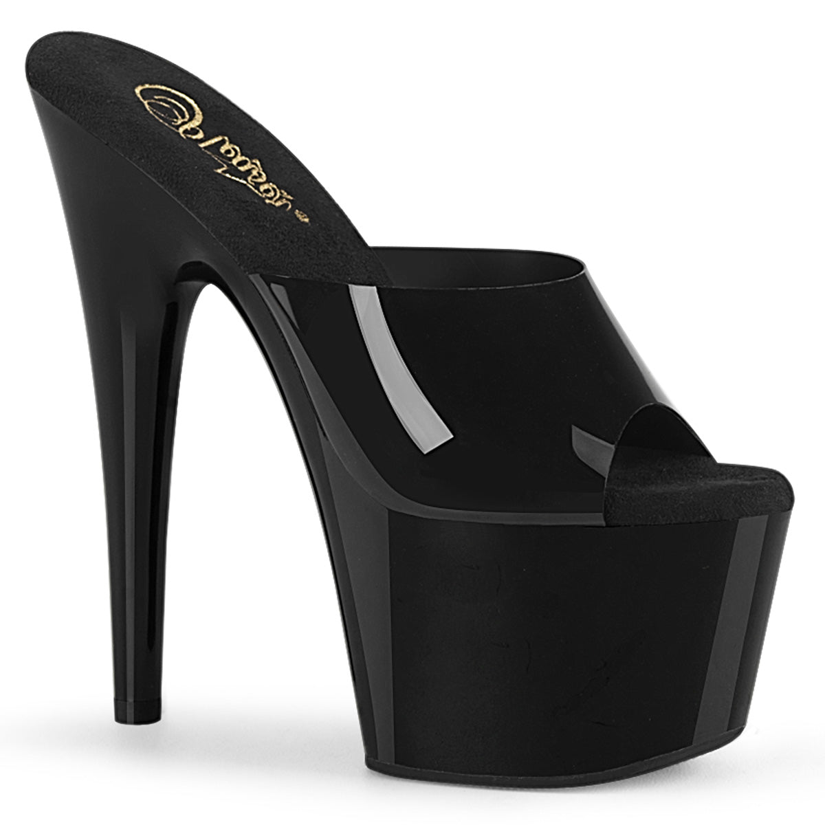 Clearance Pleaser Adore 701N Black Size 3UK/6USA - From Clearance Sold By Alternative Footwear