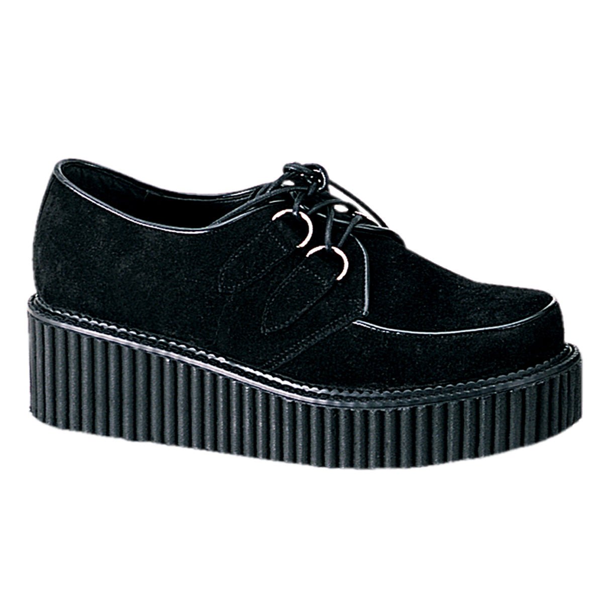 Clearance Creeper 101 Black Suede Size 5UK/8USA - From Clearance Sold By Alternative Footwear