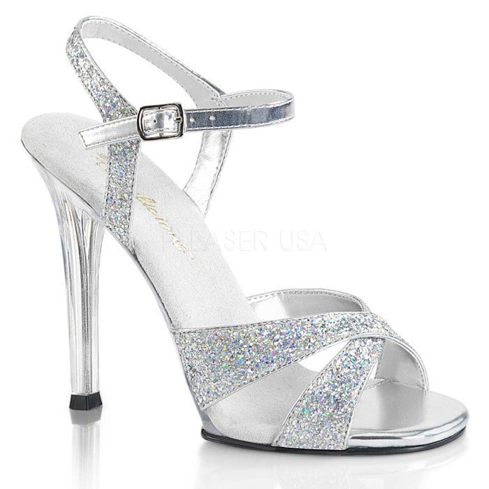 Clearance Fabulicious Gala 19 Silver Size 3UK/6USA - From Clearance Sold By Alternative Footwear