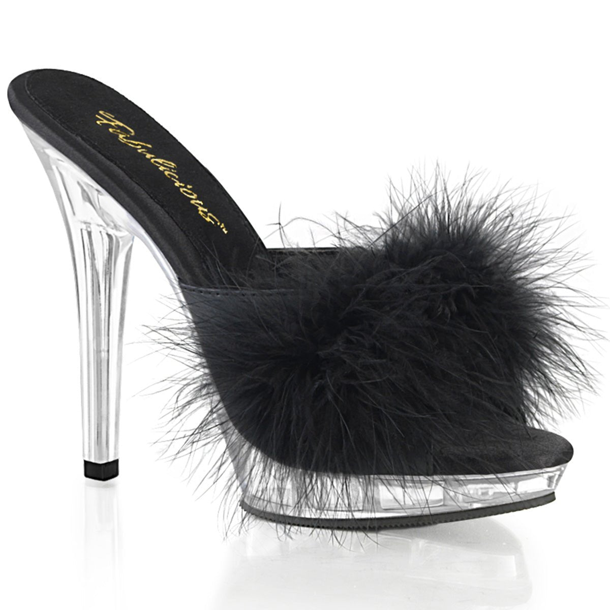 Clearance Fabulicious Lip 101-8 Black Size 4UK/7USA - From Clearance Sold By Alternative Footwear