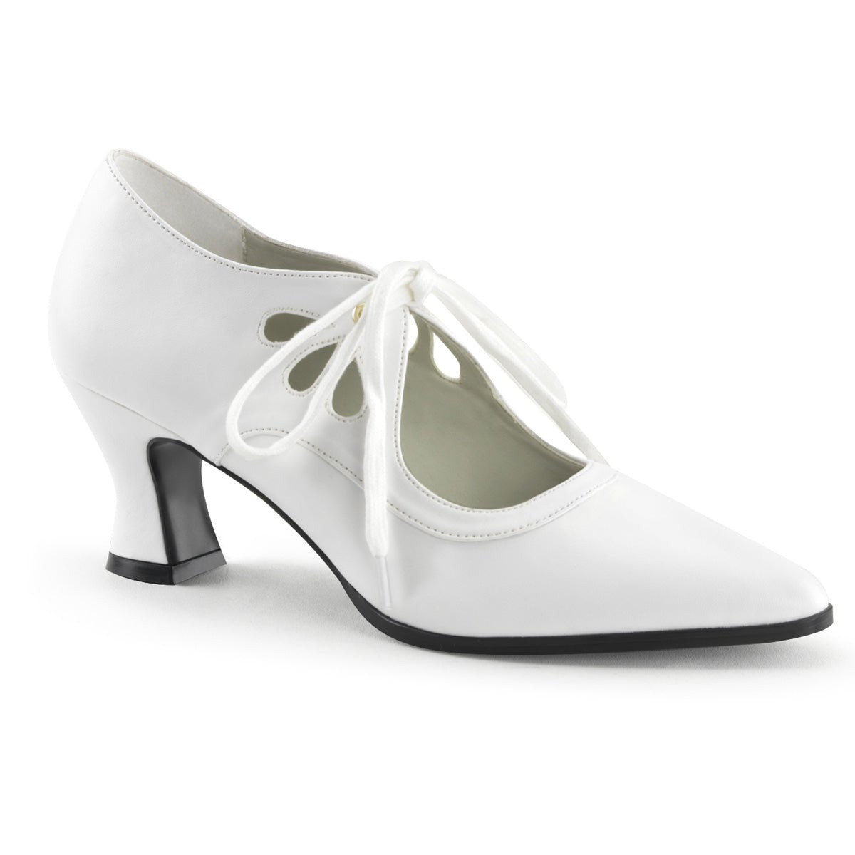 Clearance Funtasma Victorian 03 White Size 4UK/7USA - From Clearance Sold By Alternative Footwear