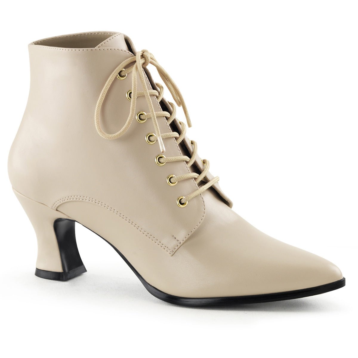 Clearance Funtasma Victorian 35 Cream Size 3UK/6USA - From Clearance Sold By Alternative Footwear