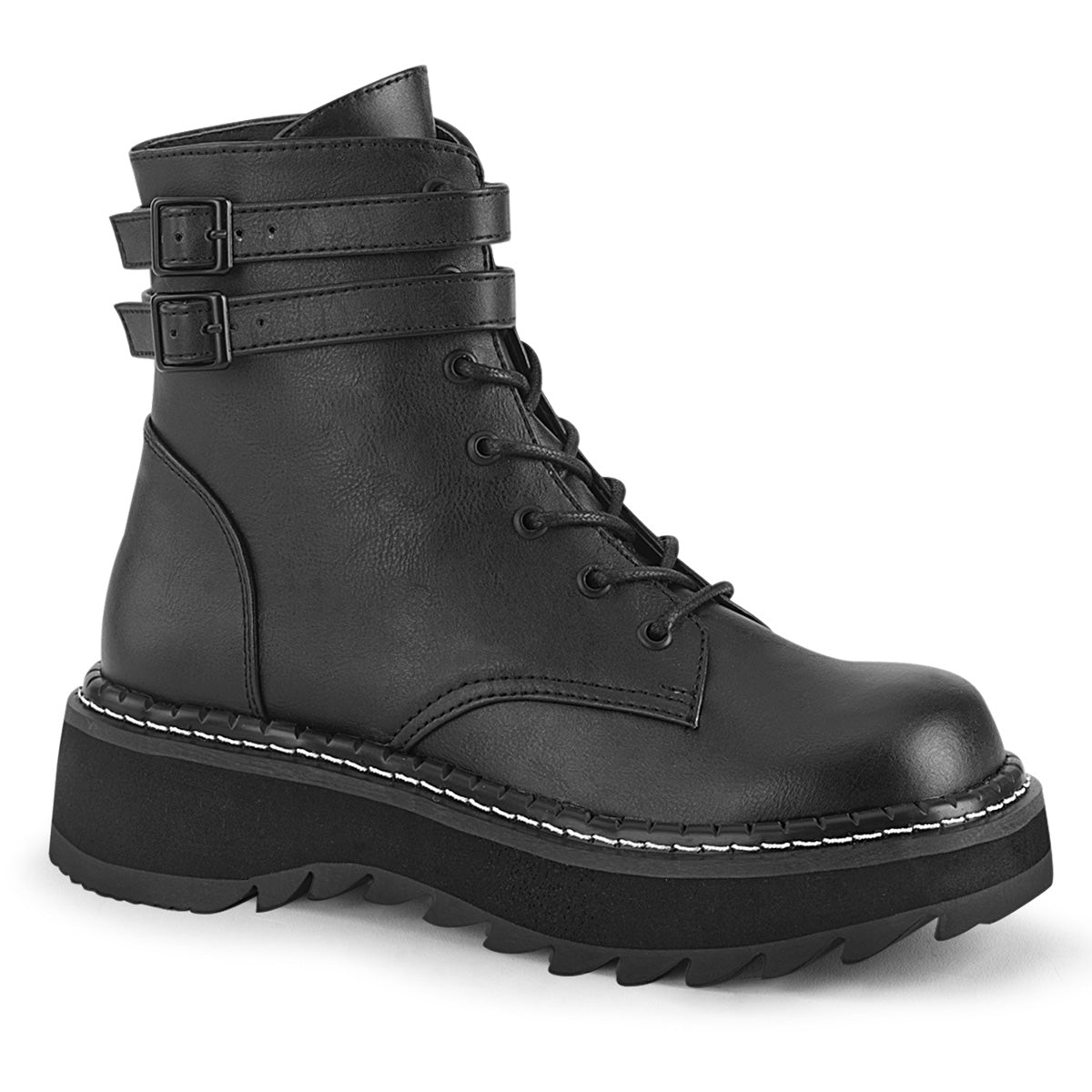 Clearance DemoniaCult Lilith 152 Black Matt Size 5UK/8USA - From Clearance Sold By Alternative Footwear