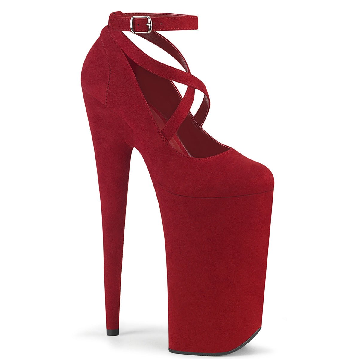 Clearance Pleaser Beyond 087FS Red Size 3UK/6USA - From Clearance Sold By Alternative Footwear