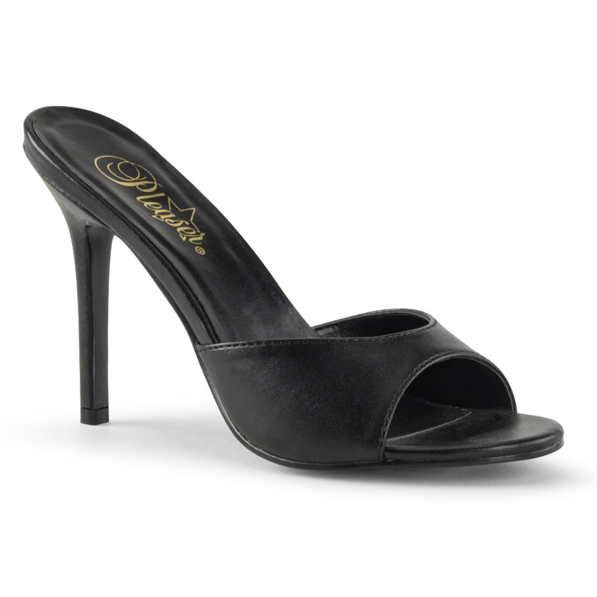 Clearance Pleaser Classique 01 Black Matt Size 3UK/6USA - From Clearance Sold By Alternative Footwear