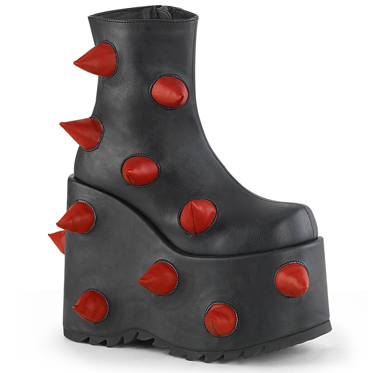 Clearance Slay 77 Black/Red Size 6UK/9USA - From Clearance Sold By Alternative Footwear