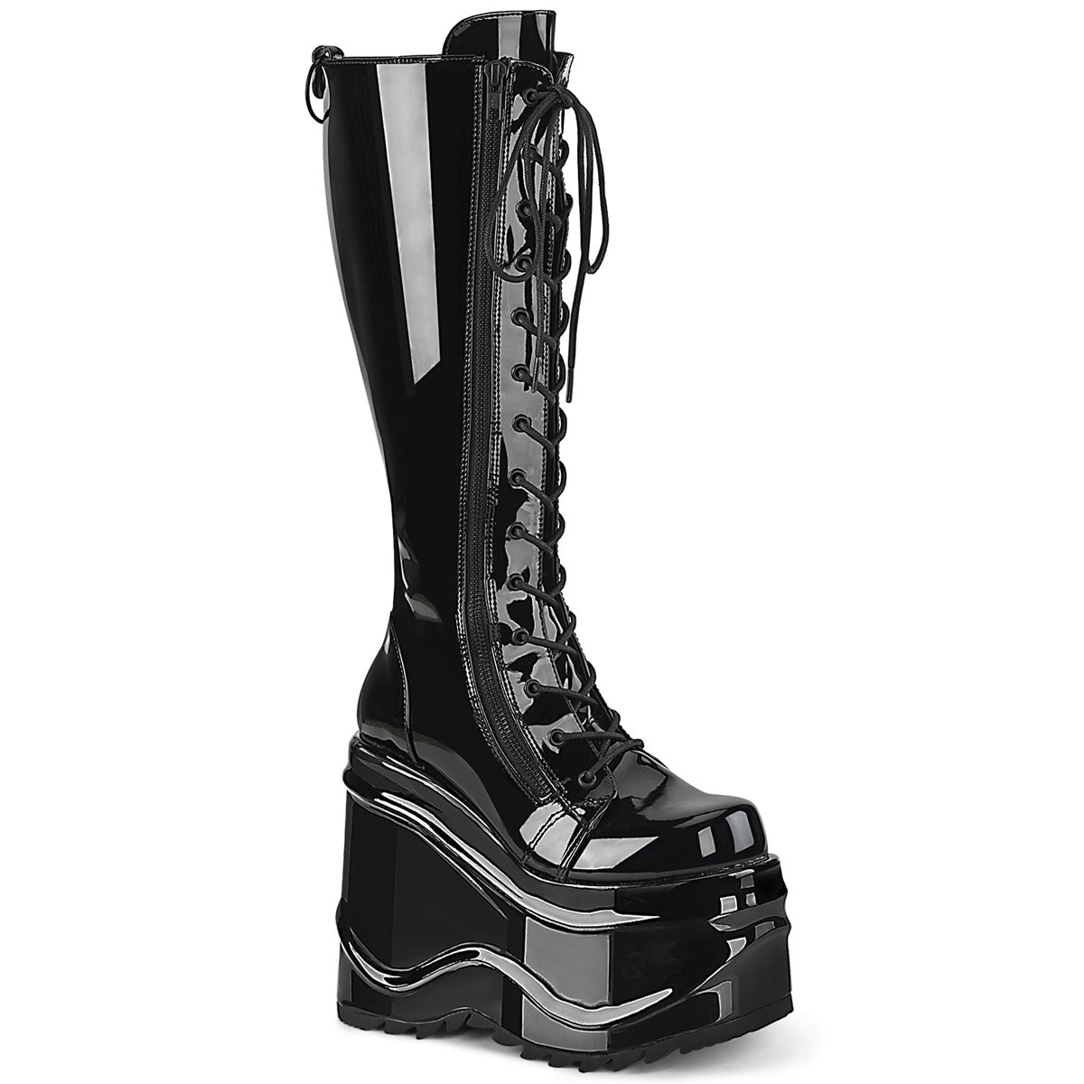 DemoniaCult WAVE 200 Platform Boots - From DemoniaCult Sold By Alternative Footwear