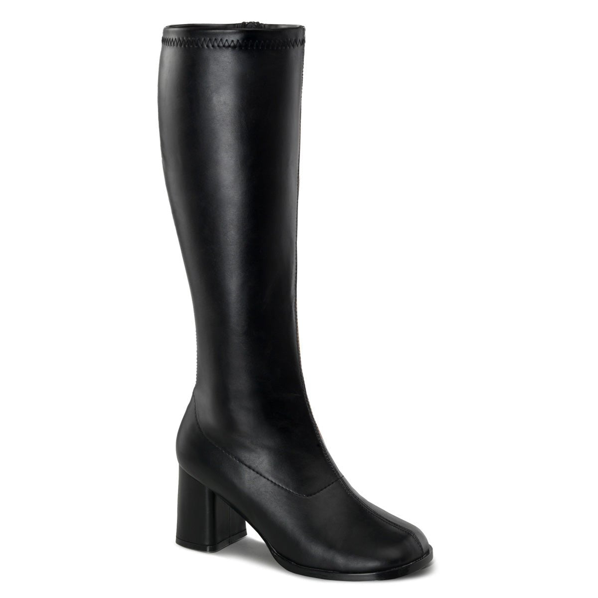Funtasma Gogo 300WC Womens 3 Heel Stretch Fit Wide Fit Single Sole Knee Length Boots