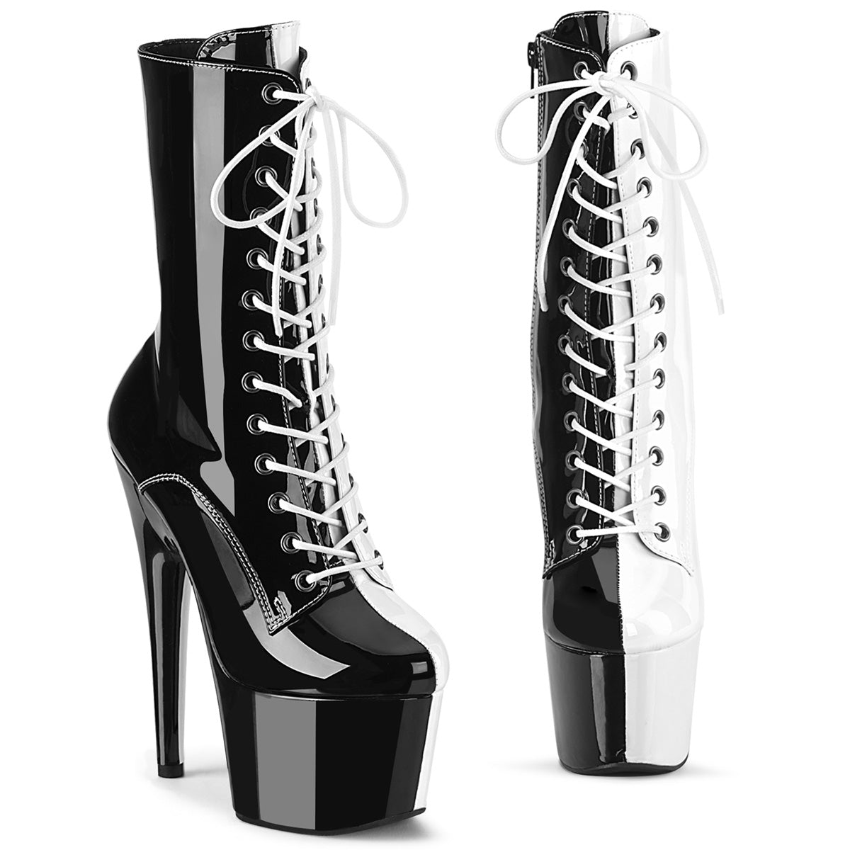 Pleaser ADORE 1040TT Platform Boots,Front Lace Boots - From Pleaser Sold By Alternative Footwear