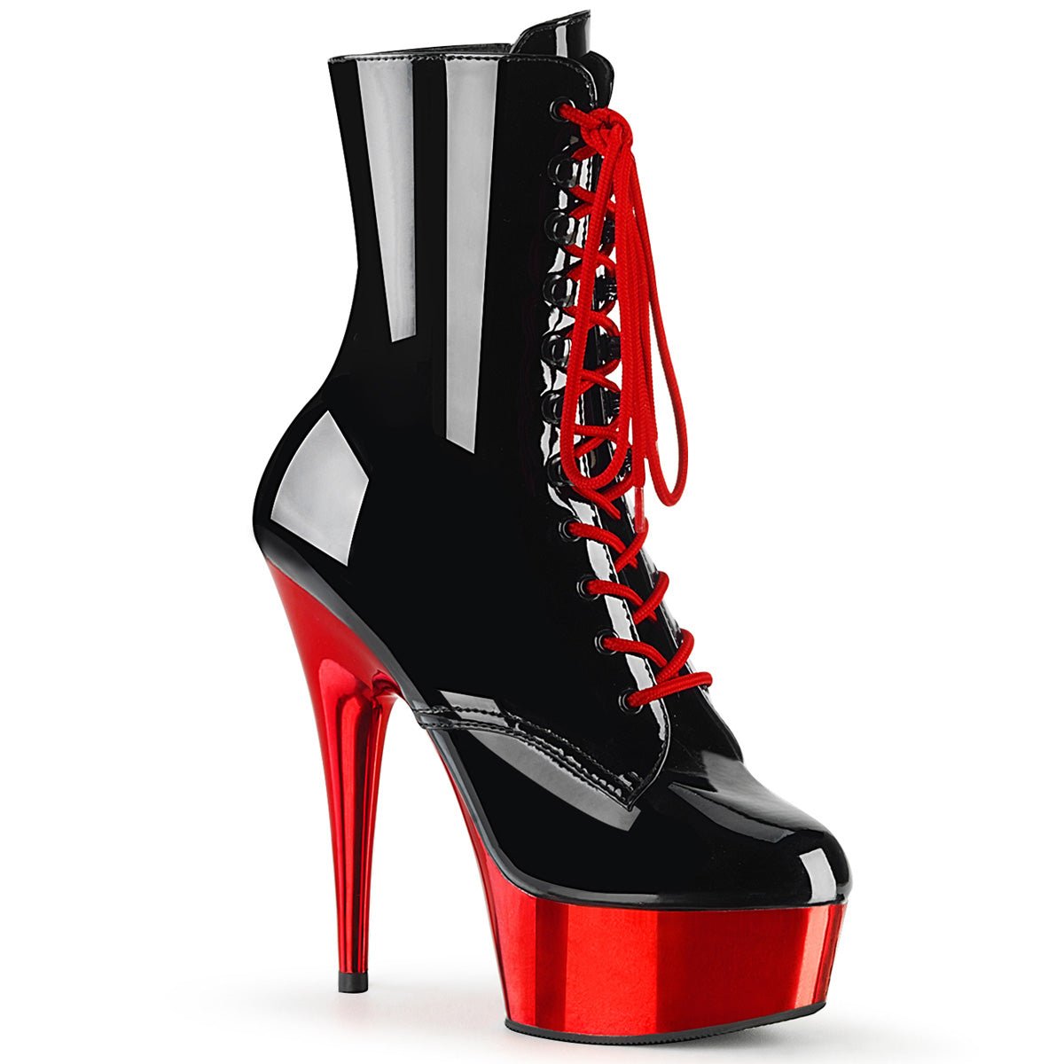 Pleaser DELIGHT 1020 Platform Boots,Front Lace Boots - From Pleaser Sold By Alternative Footwear