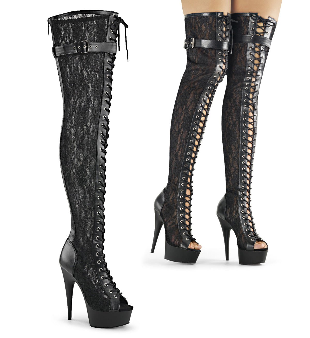 Pleaser DELIGHT 3025ML - From Pleaser Sold By Alternative Footwear