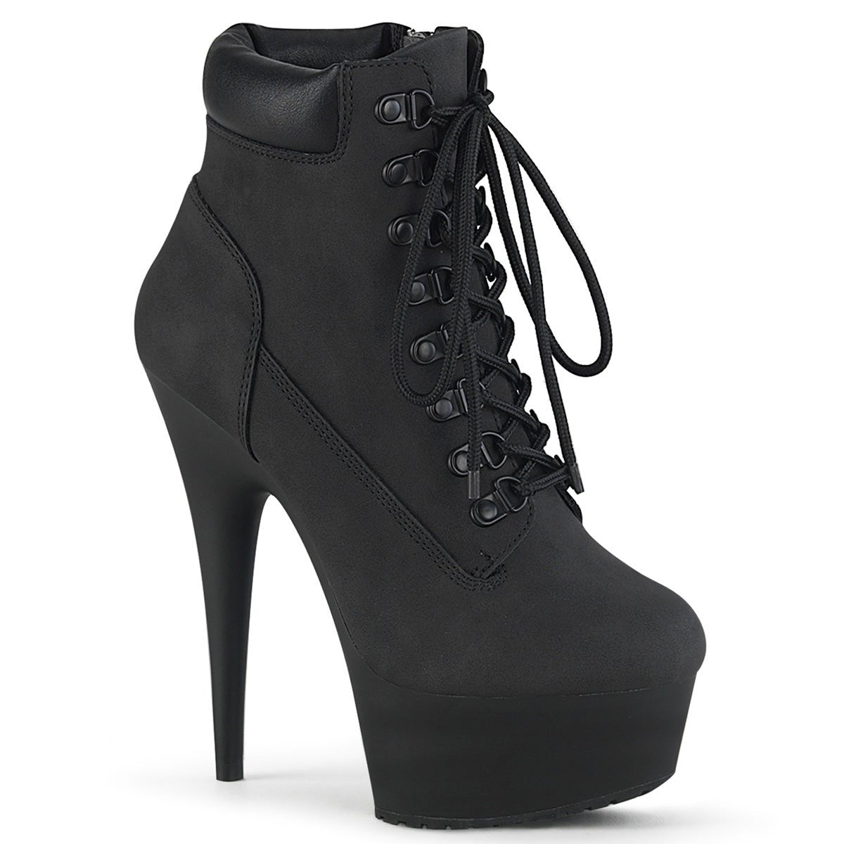 Pleaser DELIGHT 600TL 02 Platform Boots,Front Lace Boots - From Pleaser Sold By Alternative Footwear