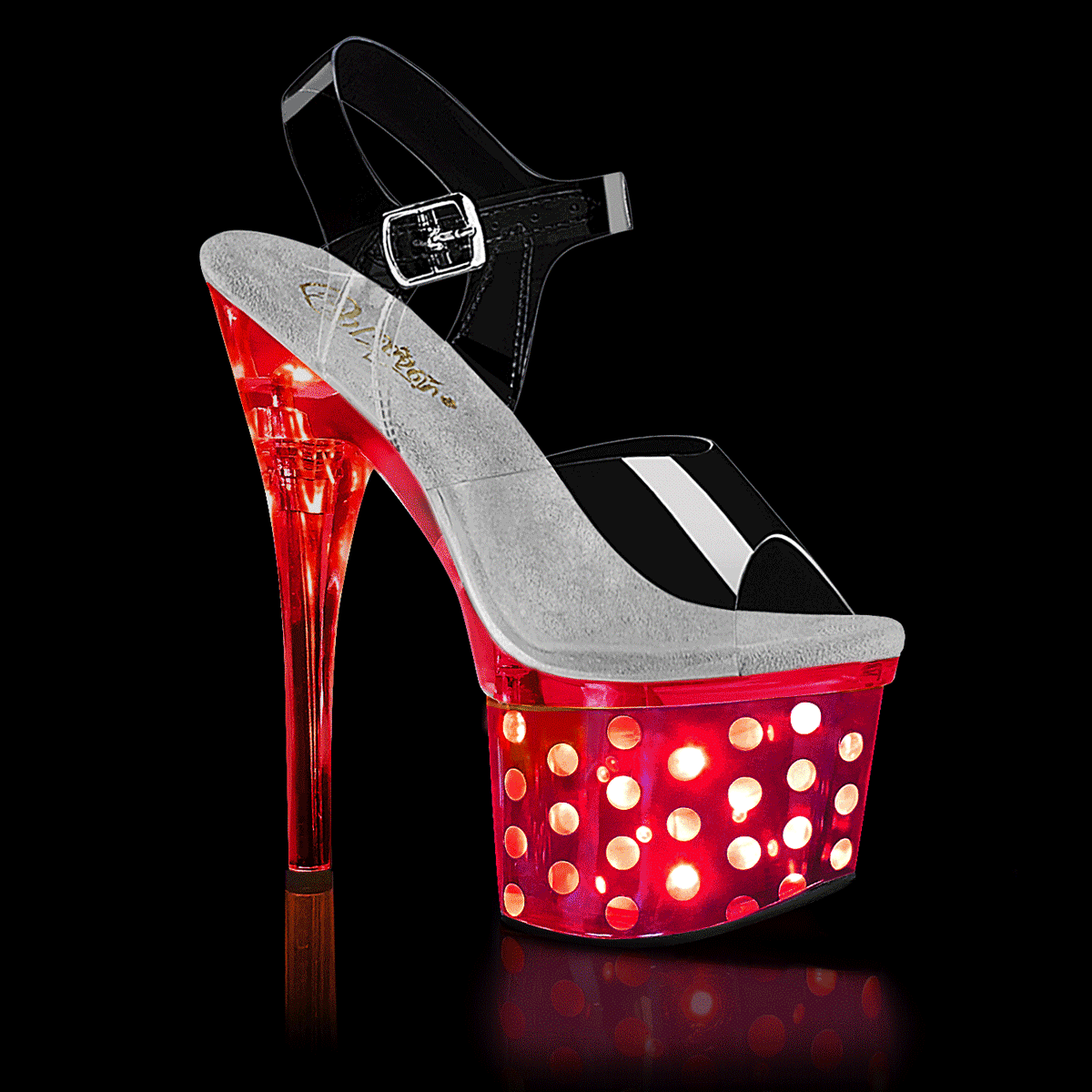 Pleaser DISCOLITE 708DOTS - From Pleaser Sold By Alternative Footwear