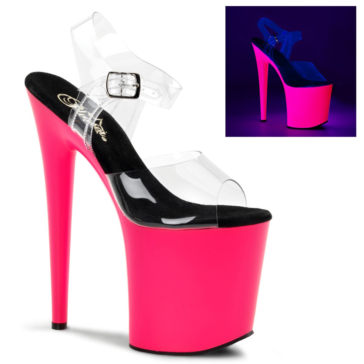 Pleaser FLAMINGO 808UV - From Pleaser Sold By Alternative Footwear