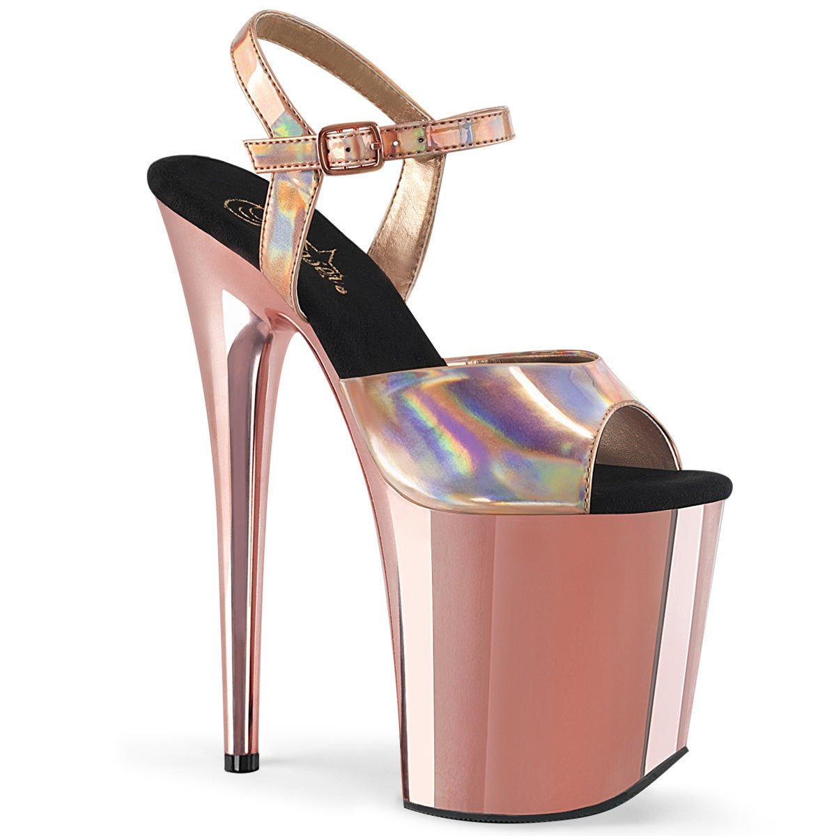 Pleaser Flamingo 809HG Womens 8 Heel Pole Dancing Platform Sandals from Alternative Footwear