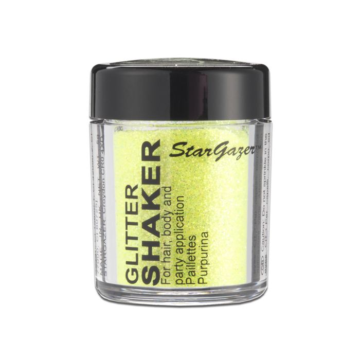 Stargazer Neon Yellow UV Reactive Face, Eyes, Hair Glitter Shaker