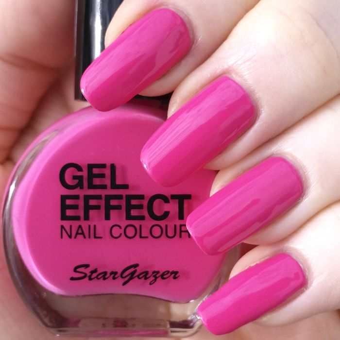 Stargazer Gel Effect Nail Polish Extra Glossy Cute Pink