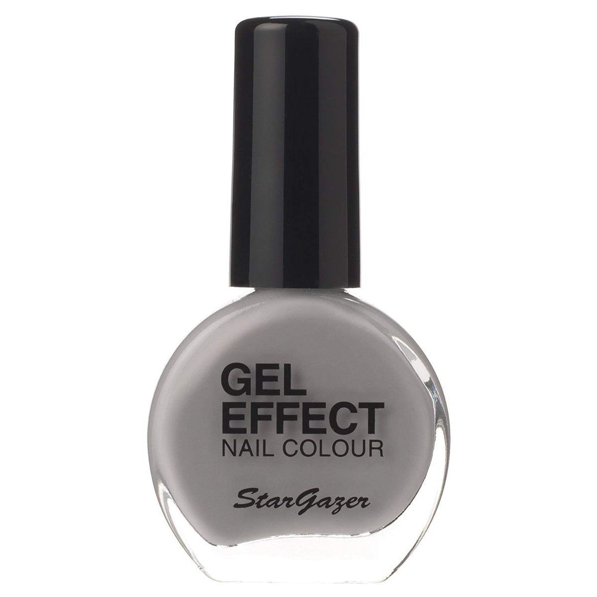 Stargazer Gel Effect Nail Polish Extra Glossy Greyscale Pastel Grey Nail Varnish