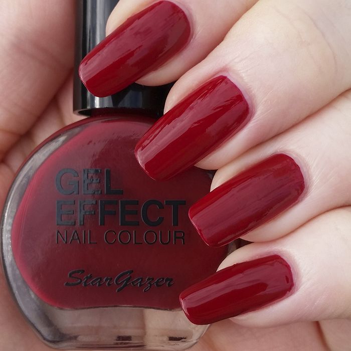 Stargazer Gel Effect Nail Polish Extra Glossy Vampire Blood Red