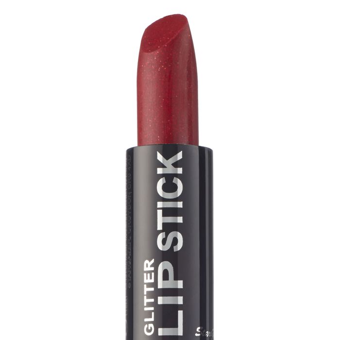Stargazer Sultry Red Glitter Lipstick